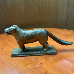 Vintage Heavy Dog Nutcracker or Doorstop